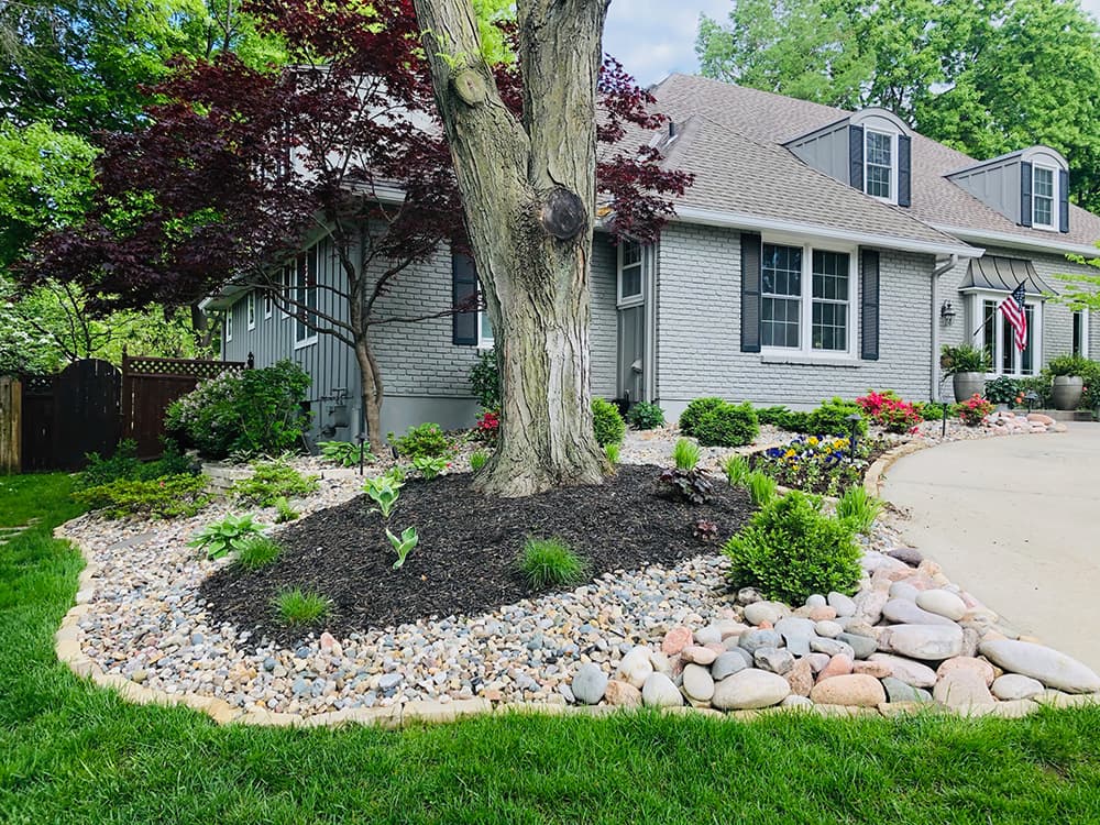 Landscaping project in Prairie Village