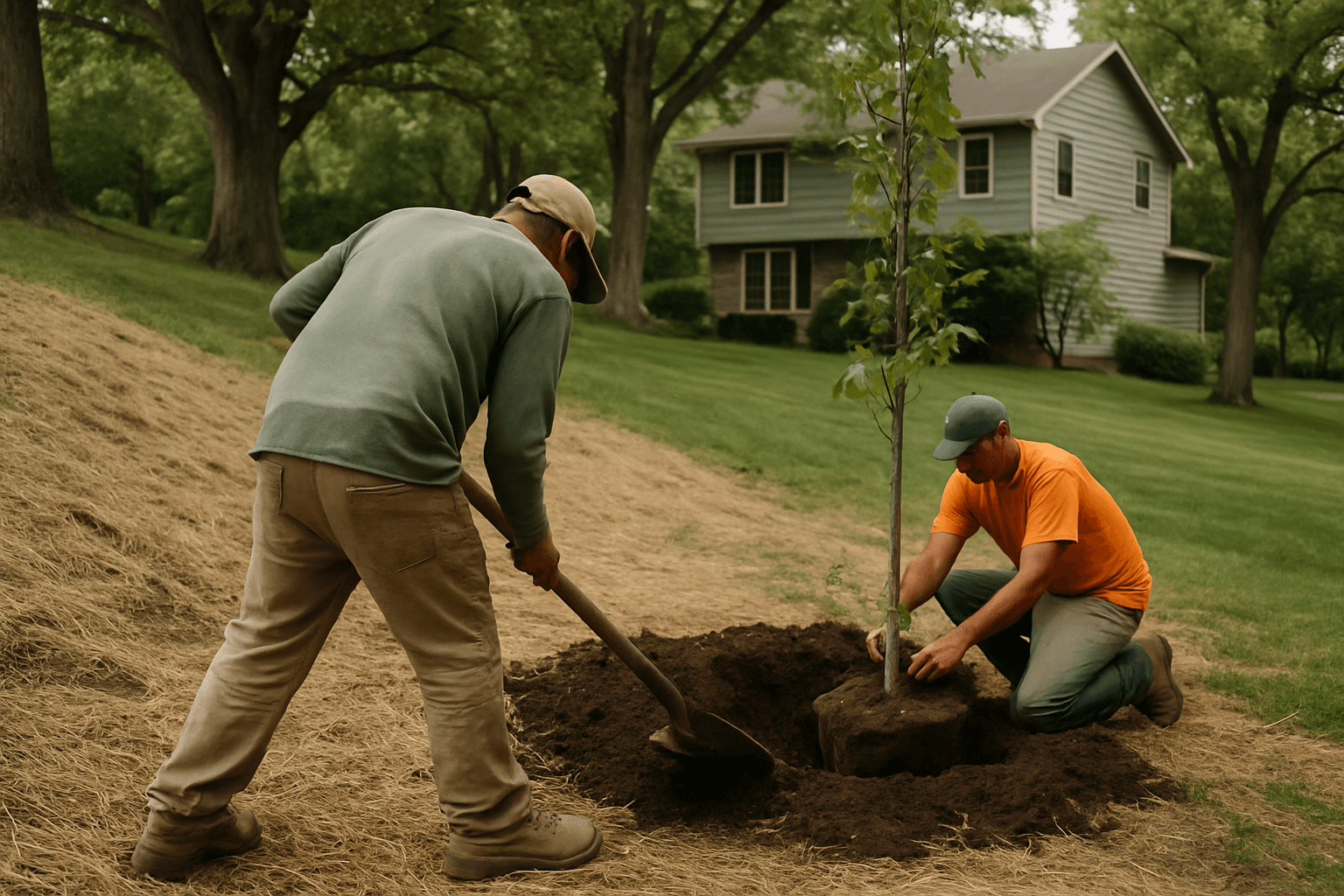 Erosion Control: Tree Planting in Kansas City