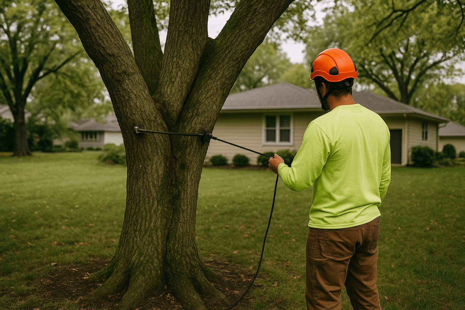 When Does a Tree Need Cabling or Bracing in Kansas City